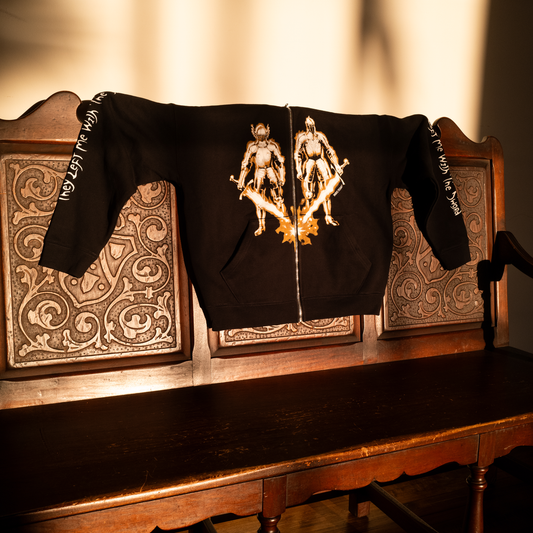 TLMWASG ZIP UP HOODIE (BLACK)